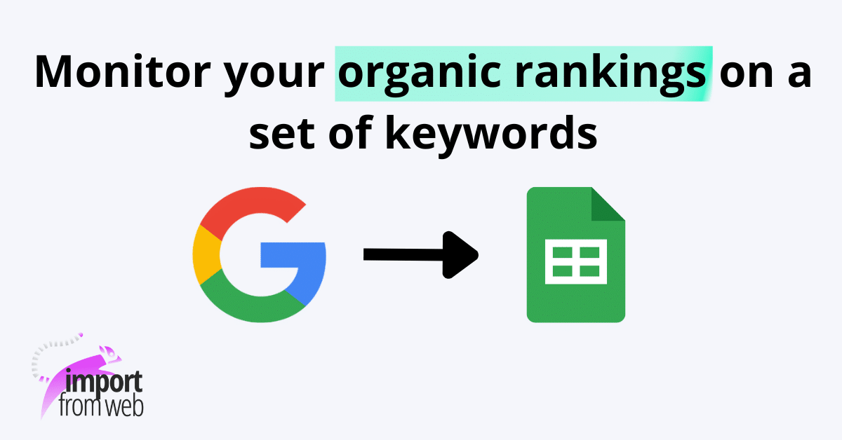 Google Keywords Ranking Tracker