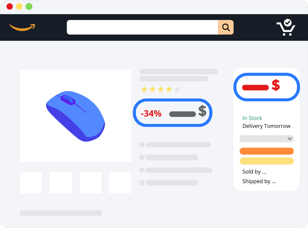 Amazon page deals illustration