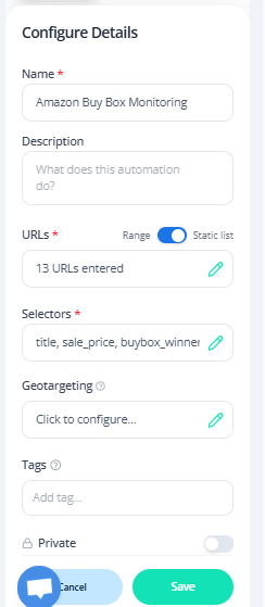 sidebar screen