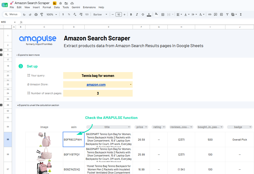 Amazon Search Scraper