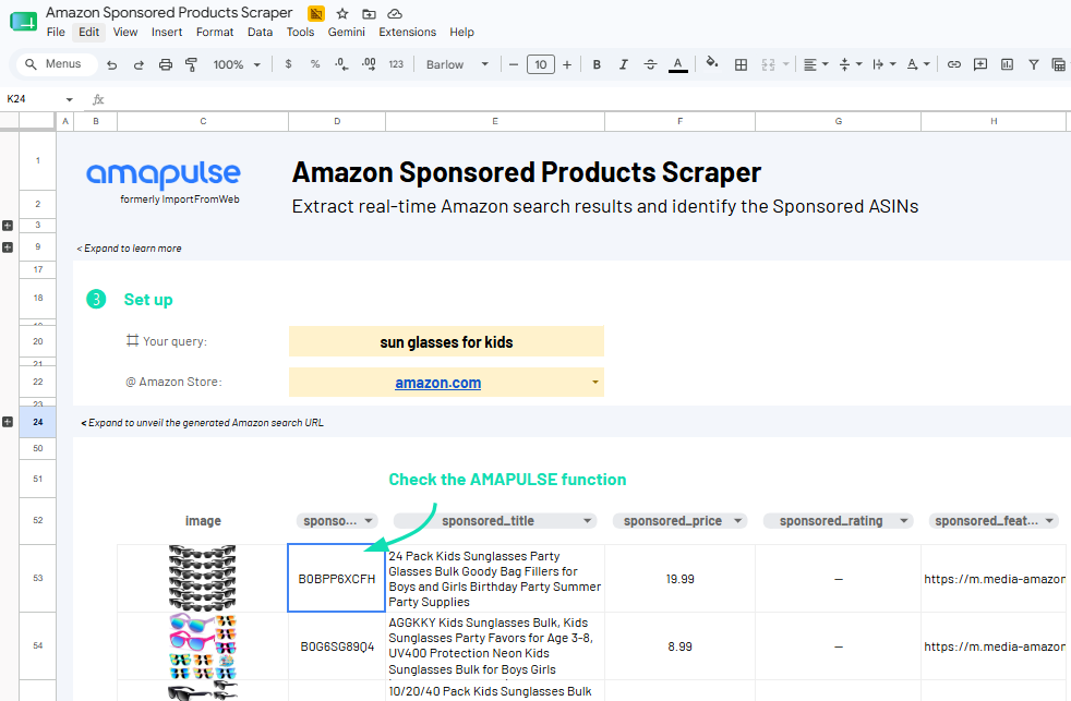 amazon sponsored products scraper
